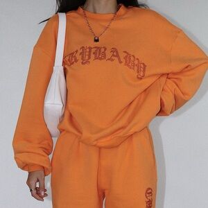 crybaby old english rhinestone sweatshirt ♡